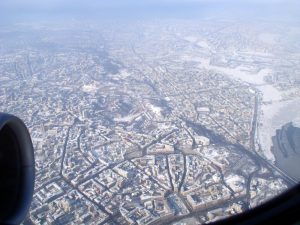 Aerial view of downtown Kyiv Ukraine photo elenameg.com