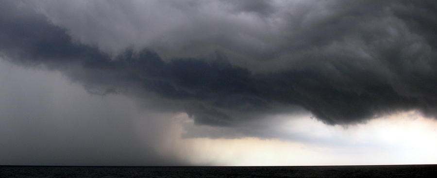 Ominous Thunderstorm in the Mediterranean Sea off northern Sicily Meg Aitken and Elena Vaytsel photo elenameg.com
