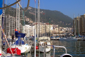 Gibraltar with a bunch of yachts photo by Elena Vaytsel photo elenameg.com