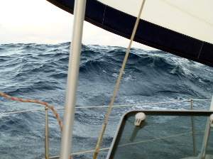 Humongous wave about to flood the boat photo elenameg.com